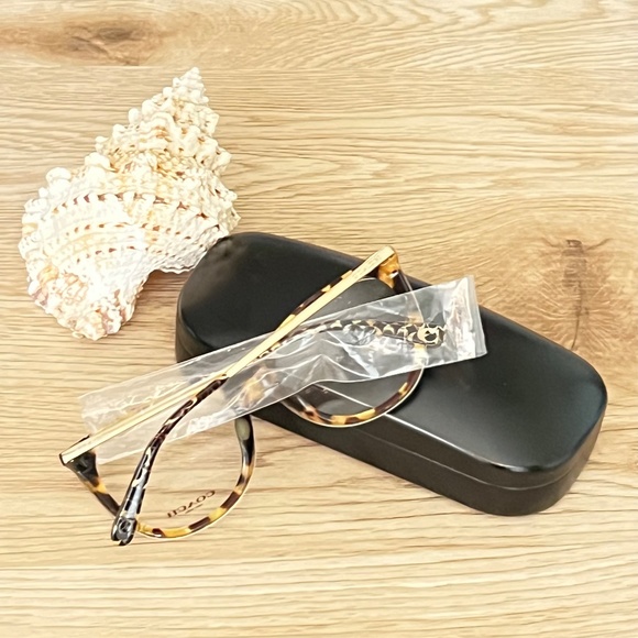 Coach Eyeglasses HC 6125F 5519 53 Spotty Tortoise Signature C Frame [53-18-140] - Picture 5 of 8